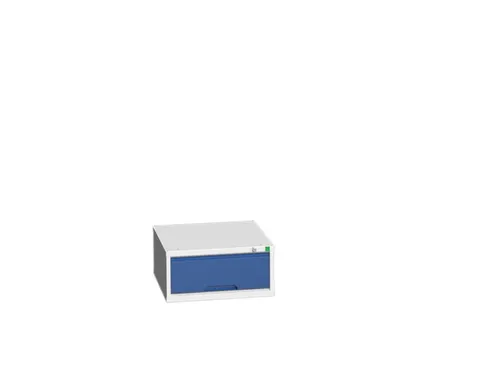 ladekast HxBxD 250x525x550mm 1lade romp RAL7035 front RAL5010