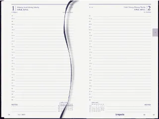 Agenda 2027 Brepols Saturnus Luxe 1dag/1pagina zwart - 1