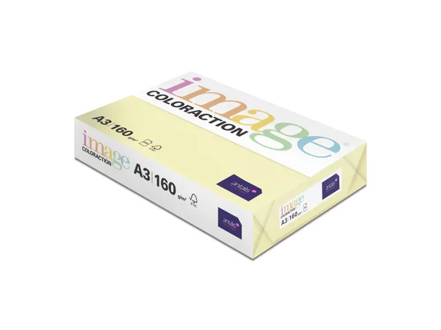 Papier copieur Desert Jaune clair A3 160g 250 feuilles
