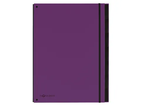 Sorteermap Pagna Trend 7 vaks A4 Pp Lila