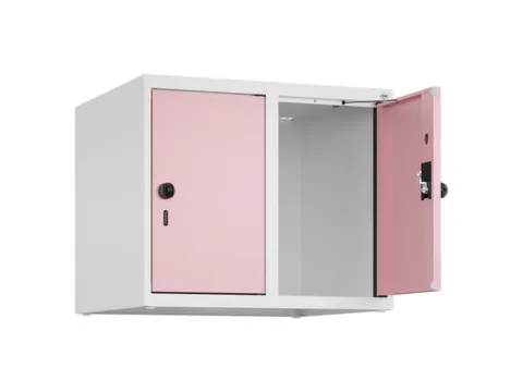 opzetkast,v. locker,2vak.,vak B 300mm,HxBxD 500x600x500mm,draaigrendel