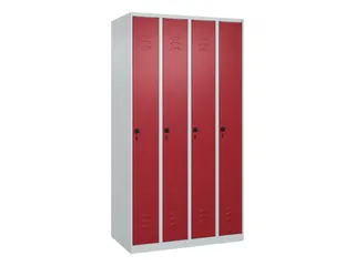 locker,HxBxD 1850x1000x500mm,4vak,vak B 250mm,draaigrendel - 1