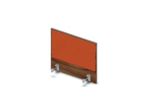 opzetpaneel bureau aanbouw zijkant NP-tiepolo nut BN3012-oranje 600mm