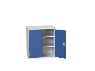 universele kast,HxBxD 900x800x550mm,2xStalen bodem,draaigrendelslot - 1