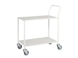 Tafelwagen,Draagverm. 150Kg,2Etage(S),Etage(S) Melaminecoating,Wit,Wit