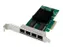 4-poorts Gigabit Ethernet-netwerkkaart RJ45 PCI Express Intel I350