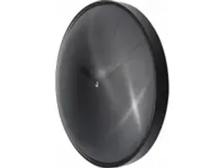 OUTLET Wandklok NeXtime Glamour Ø40cm metaal zwart streepaanduiding - 3