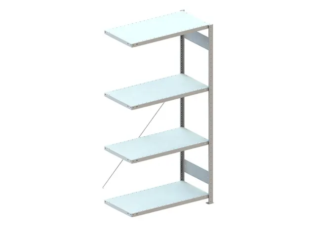 magazijnstelling,aanbouwveld,HxBxD 2000x1006x536mm,vakl. 230kg