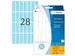 Etiquette Herma 2363 13x40mm Bleu