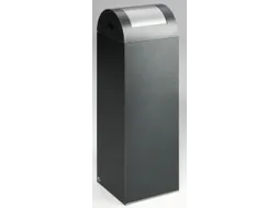 Afvalverzamelaar Zelfblussend 89 Liter 1045X320X320Mm Klemring Zilver