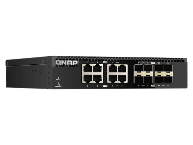 Unmanaged, 8x 10GbE SFP+, 8x 10GbE BASE-T (RJ45), 80W Max, 43.3 x 207