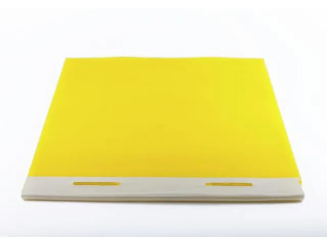 putafdekking,olie-/chemicaliënbestendig,HxLxB 8x1200x1200mm,PU,geel