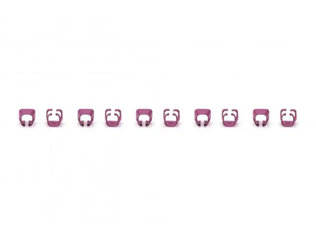 Kleurclips Voor Patchkabels RJ45-stekkers Magenta 100 Stuks