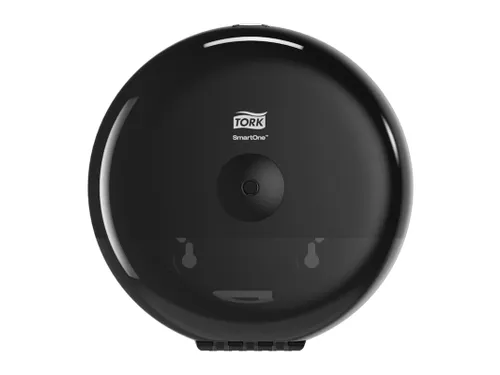Tork 681008 T9 SmartOne Mini Toiletpapier Dispenser Elevation Zwart