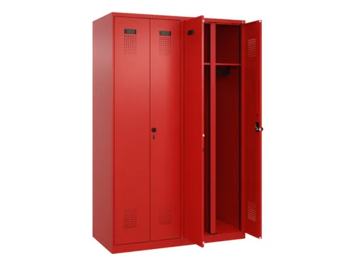 locker voor scheiding van kleding,HxBxD 1850x1200x500mm,4vak
