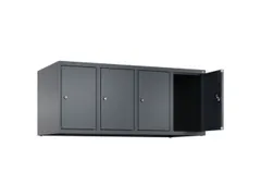 opzetkast,v. locker,4vak.,vak B 300mm,HxBxD 500x1200x500mm
