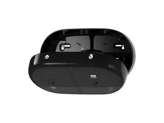 Tork T9 SmartOne Twin Mini Toiletpapier Dispenser Elevation Zwart - 5