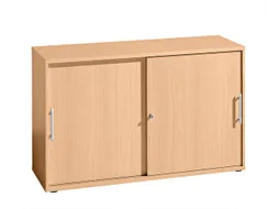 schuifdeurkast,HxBxD 748x1200x400mm,1xhouten vloer,golfgreep