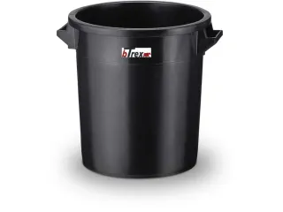 ton,HxØ 410x390mm,35l,HDPE,zwart - 1