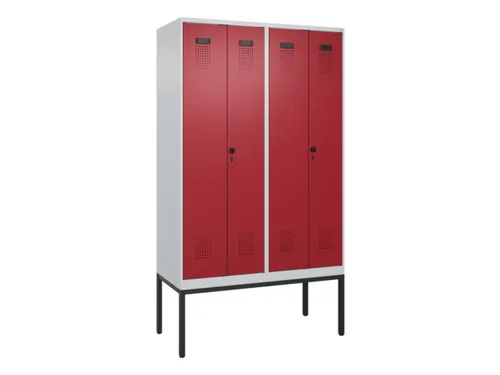 PBM-locker,HxBxD 2120x1200x500mm,4vak,vak B 300mm,draaigrendel