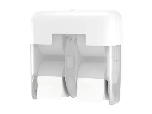 OptiServe Hulsloos Toiletpapier Dispenser 4-rol Wit