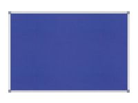 Prikbord MAULstandaard 90x180cm Textiel Blauw