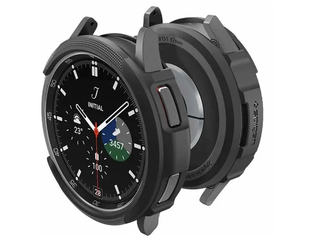 Spigen Case Galaxy Watch 6 Classic 47mm Liquid Air mat zwart