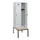 locker met bank,HxBxD 1950x600x815mm,2vak,vak B 300mm,draaigrendel
