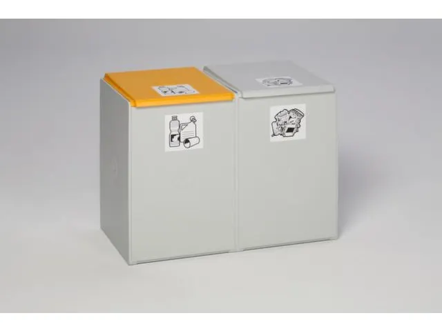 Caisson de tri sélectif module double HxlxP 570x710x405mm 60L