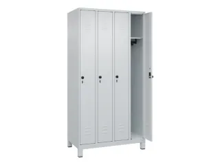 locker,HxBxD 1950x1000x500mm,4vak,vak B 250mm,draaigrendel,voeten - 2