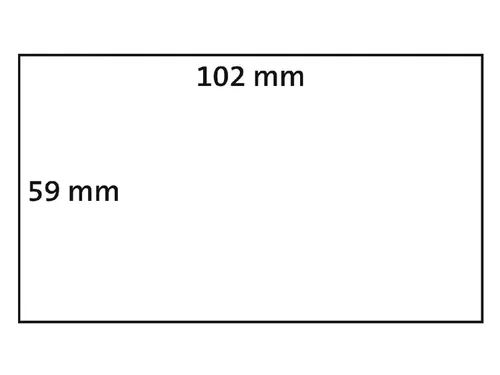 Etiket Dymo 947420 labelprint 450XL 102x59mm 2x575stuks S0947420