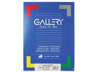 Gallery Witte Etiketten 66x72 mm Ronde Hoeken