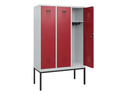 schoollocker,HxBxD 1950x1200x500mm,3vak,vak B 400mm,cil.-slot