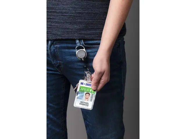 Durable 8928 Badge Kaarthouder permanent gesloten voor Veiligheidspas
