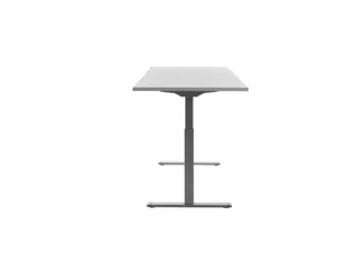 Elektrisch ihv bureau,HxBxD 700-1200x1800x800mm,blad grijs - 2
