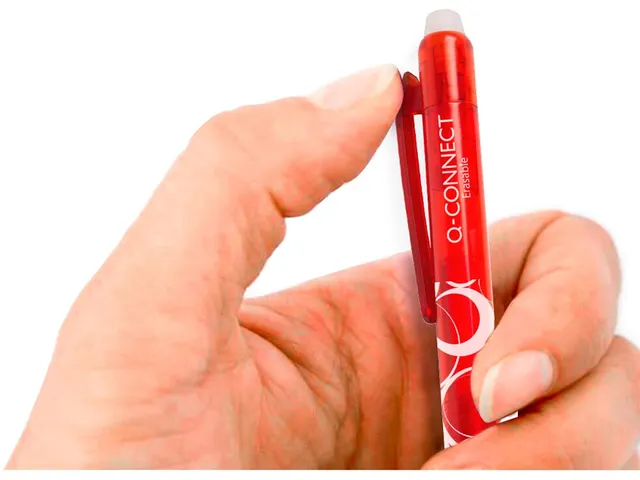 Roller À Encre Gel, Effaçable, Rouge