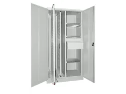 verticale kast,HxBxD 1950x1000x600mm,RAL7035,front RAL7035