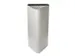 afvalbak,60l,HxBxD 800x380x380mm,romp staal wit,gesloten