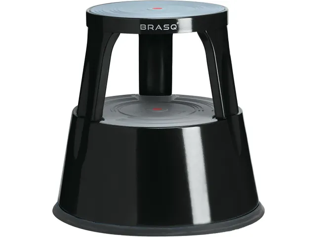 Rolkruk Premium, uit metaal, zwart