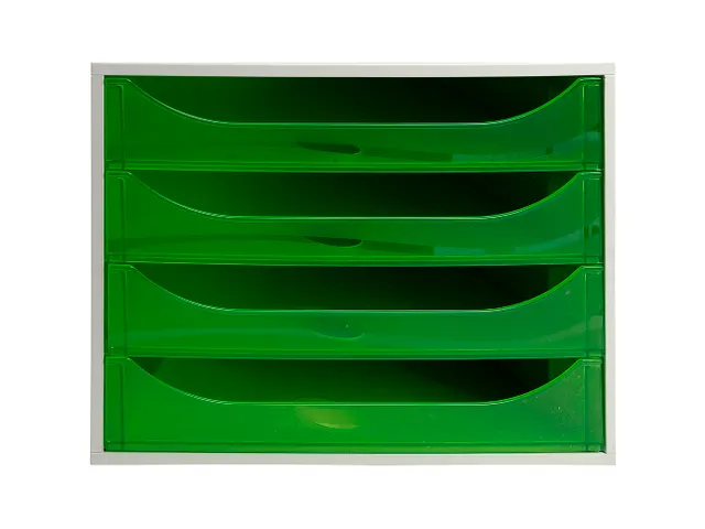 Ladenblok Ecobox 4 Laden Appelgroen