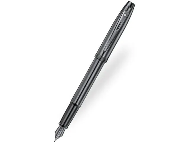 Vulpen Sheaffer 100 E9375 M Ionic Shiny dark grey gunmetal