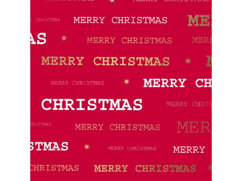 Toonbankrol Kerst papier rood 80 grams 30 cm breed 200 meter