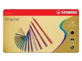 Kleurpotloden STABILO 8778 Original Arty assorti blik à 38 stuks - 1