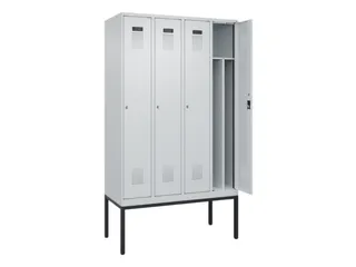 locker voor scheiding van kleding,HxBxD 2120x1200x500mm,4vak - 1