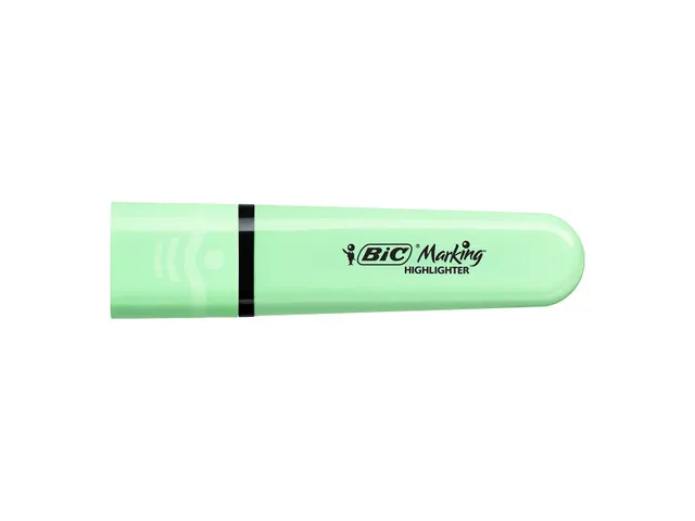 Markeerstift Bic blister à 4 pastelkleuren