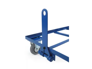 dissel en koppeling,v. onderwagen voor kratten,L 280mm,staal,RAL5010 - 3