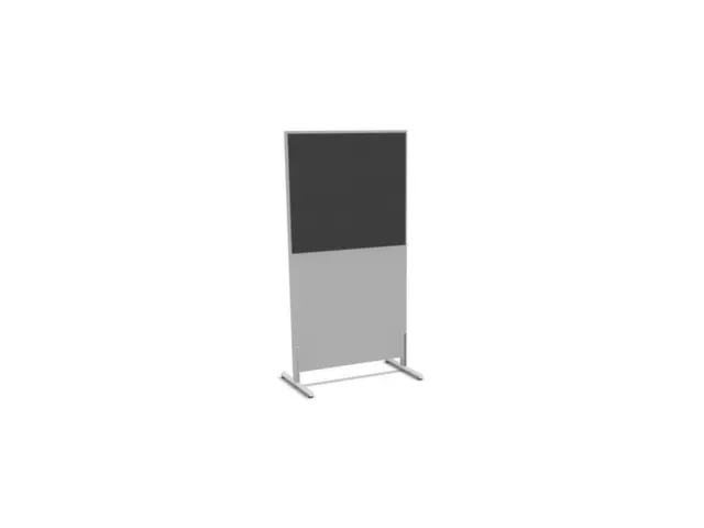 scheidingswand,HxB 1545x800mm,MP-lichtgrijs,BN8010-antraciet