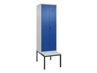 locker voor scheiding van kleding,HxBxD 2120x600x815mm,2vak - 1