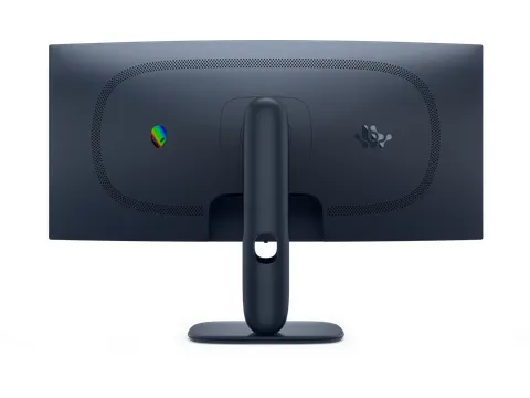 Alienware AW3425DWM 34 Inch Monitor Wide Quad HD LCD Zwart, Blauw