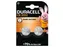 Batterij Duracell knoopcel 2x CR2032 lithium Ø20mm 3V-180mAh